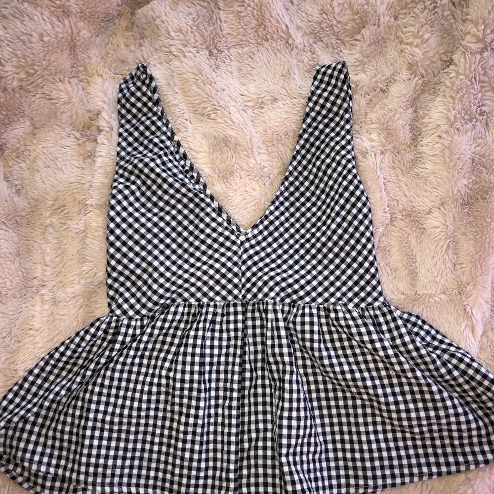 stripped flowy tank